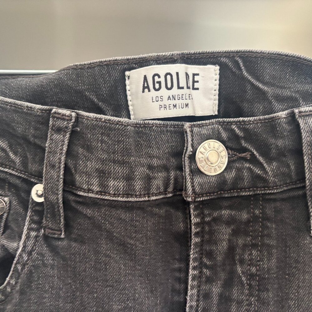 Agolde Black High Rise Jeans - Picture 2 of 9